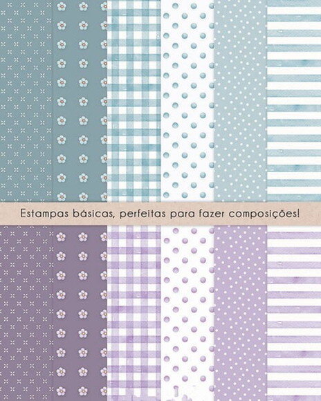 Kit Digital Jardim das Borboletas Aquarela