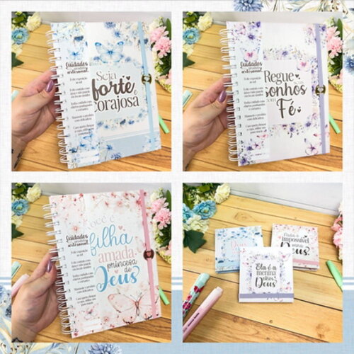 Kit Digital Jardim de Fé - Cliparts Mimos e Encadernação