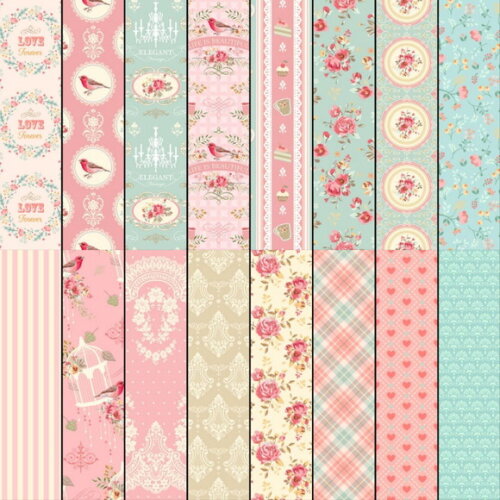Kit Digital Jardim dos Pássaros Aquarela - Love Birds