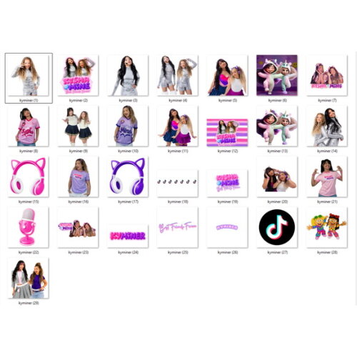 Kit Digital Kysha e Mine Scrapbook - Mega Pack com Papeis