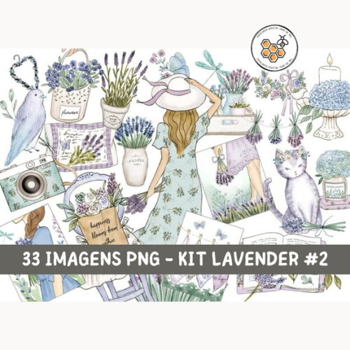 Kit Digital Lavanda Rosabebe - Lavender #2