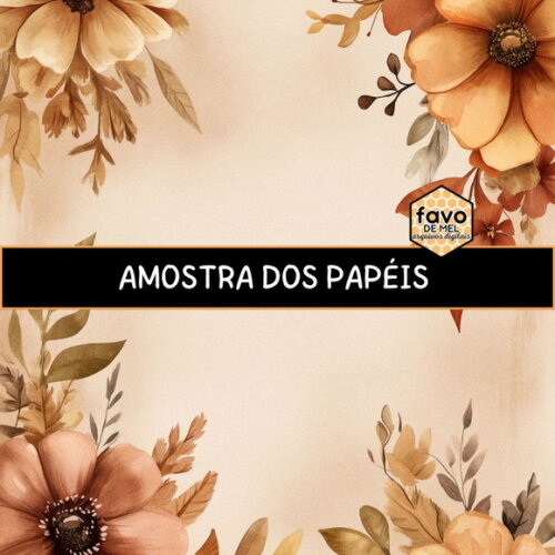 Kit Digital Leitura Aquarela | Planner Amo Ler Outono