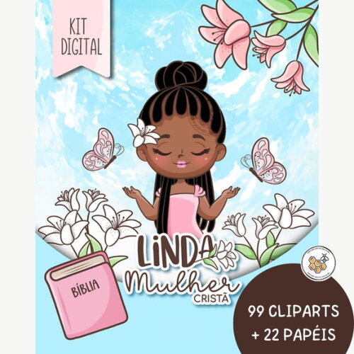 Kit Digital Linda Mulher Cristã