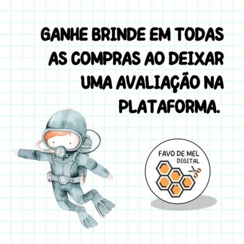 Kit Digital Mergulho Aquarela - Fundo do Mar 20 (paa)