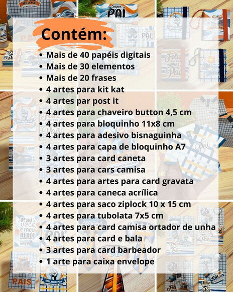 Kit Digital Mimos Dia dos Pais 2024