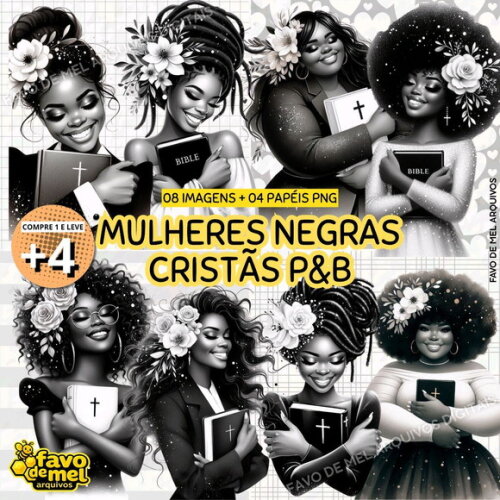 Kit Digital Mulheres Negras Cristãs