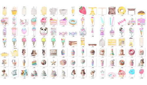 Kit Digital Mundo Doce - Confeitaria #9 Pack Digital