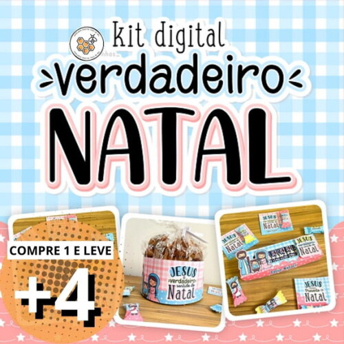 Kit Digital Natal Cristão - Verdadeiro Natal