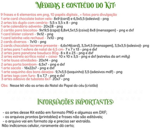 Kit Digital Natal Cristão 2024 | Natal do Papai do Céu