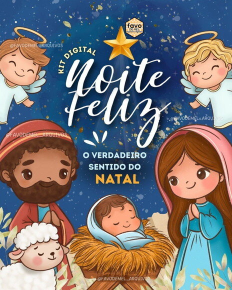 Kit Digital Natal Cristão 2024 | Noite Feliz