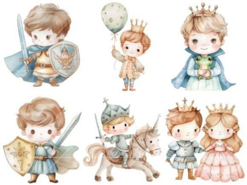 Kit Digital Pequeno Príncipe Aquarela | Little Prince (bd)