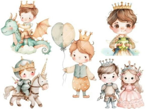 Kit Digital Pequeno Príncipe Aquarela | Little Prince (bd)