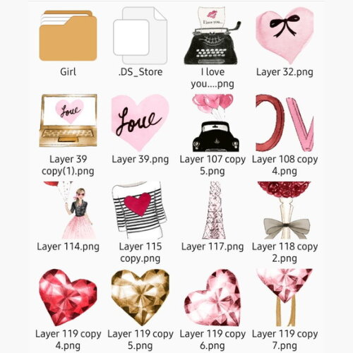 Kit Digital Pink Valentine Rosabebe