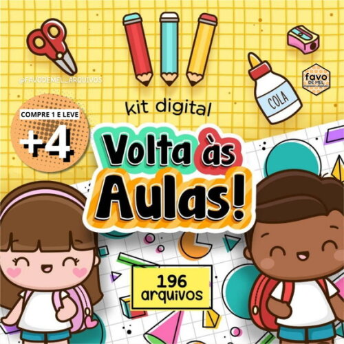 Kit Digital Png pdf Volta às Aulas 2022 (pague 1 Leve +4) Af