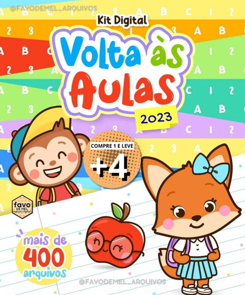 Kit Digital Png pdf Volta às Aulas 2023 (pague 1 Leve +4) Af