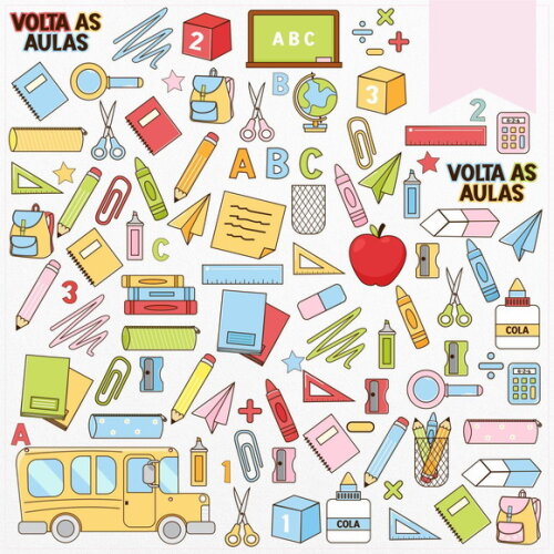 Kit Digital Png Volta às Aulas (pague 1 Leve +4)