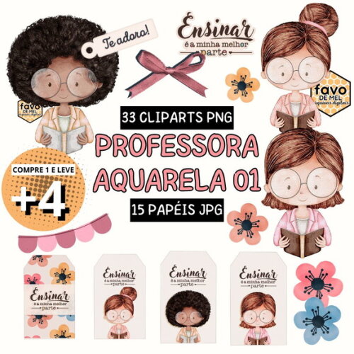 Kit Digital Professora Aquarela 01