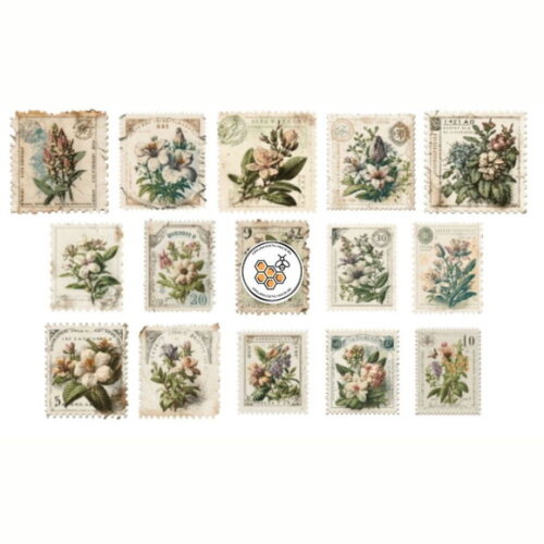 Kit Digital Selos Vintage - Vintage Stamps
