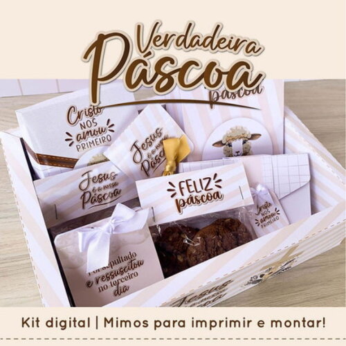 Kit Digital Verdadeira Páscoa - Páscoa Cristã 2024