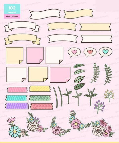 Kit Digital Versículos Bíblicos - Elementos e Papéis