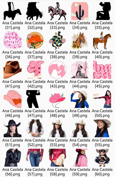 Mega Pack Digital Ana Castela - Cowgirl Boiadeira Rosa