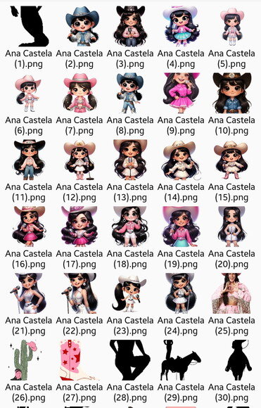 Mega Pack Digital Ana Castela - Cowgirl Boiadeira Rosa