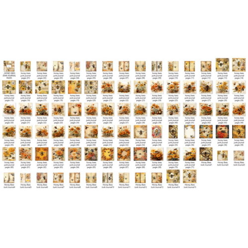 Papel Digital Abelhas Vintage Junk Journal Vintage Jpg #43