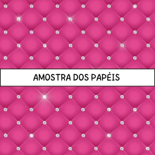 Papel Digital Almofada Pink - Diamond Tufted