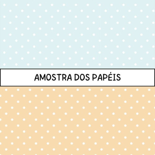 Papel Digital Baby N. 1 - Cores Pastel - Candy Color Bebê
