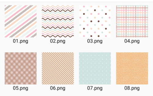 Papel Digital Chocolate Candy Color