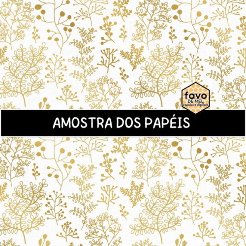 Papel Digital Dourado Jpg Gold
