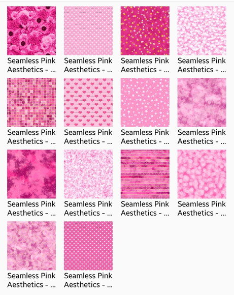 Papel Digital Estampas Pink Jpg (pague 1 Leve 5)