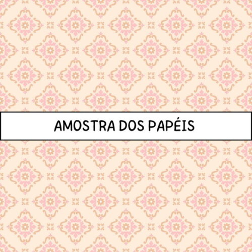 Papel Digital Floral Jardim Shabby Chic - Beautiful Garden