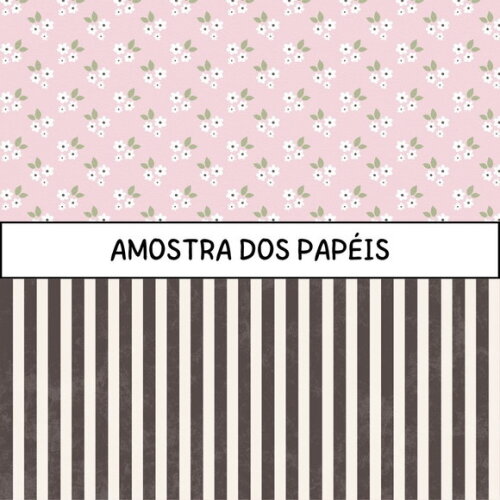 Papel Digital Floral Suave - Flowers