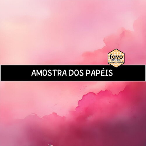 Papel Digital Fundo Aquarela - Dreamy Background