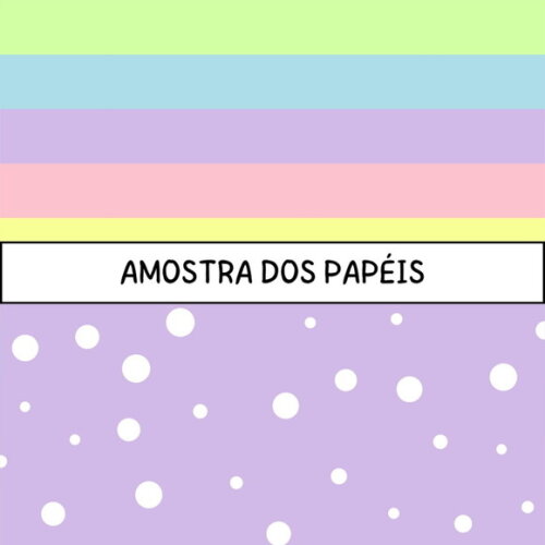 Papel Digital Happy - Neon Pastel Candy Color