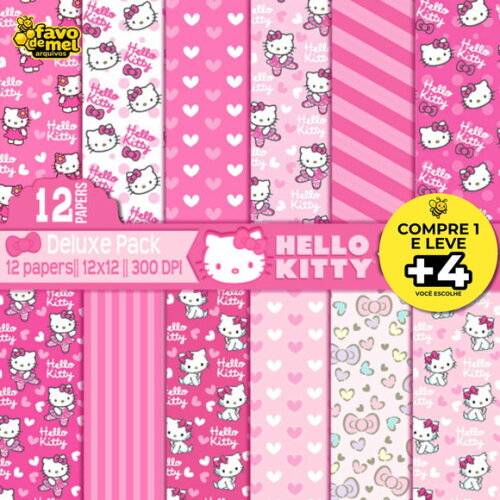Papel Digital Hello Kitty