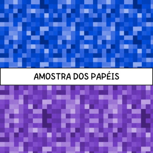Papel Digital Minecraft Pixel