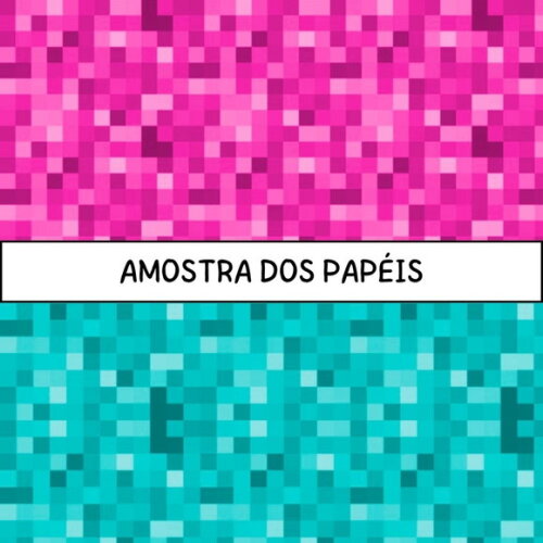 Papel Digital Minecraft Pixel