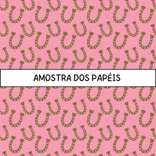 Papel Digital Pink Cowgirl - Boiadeira Vaqueira Rosa
