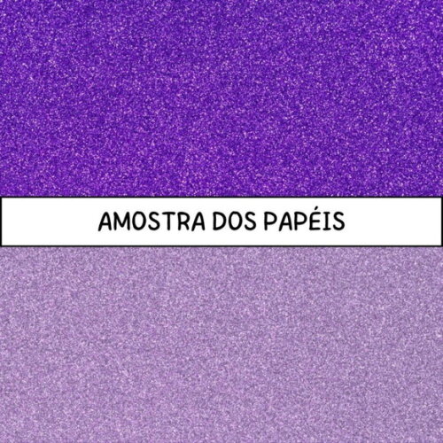Papel Digital Rainbow Glitter