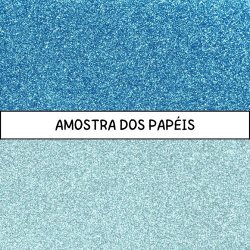 Papel Digital Rainbow Glitter