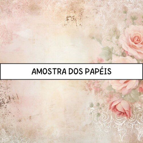 Papel Digital Vintage 50 - Shabby Roses
