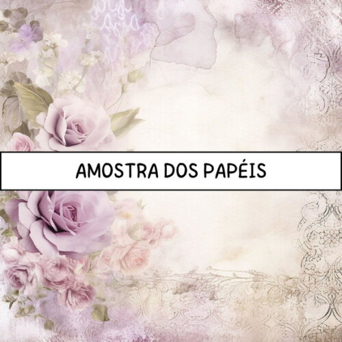 Papel Digital Vintage 50 - Shabby Roses