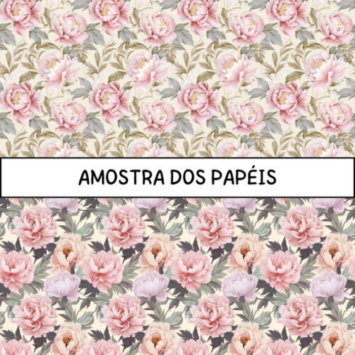 Papel Digital Vintage 51 - Peony