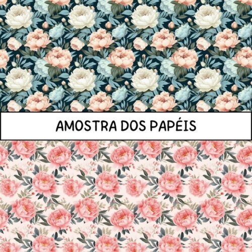 Papel Digital Vintage 51 - Peony
