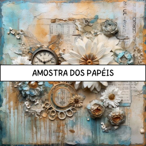 Papel Digital Vintage 78 - Mapas e Viagem