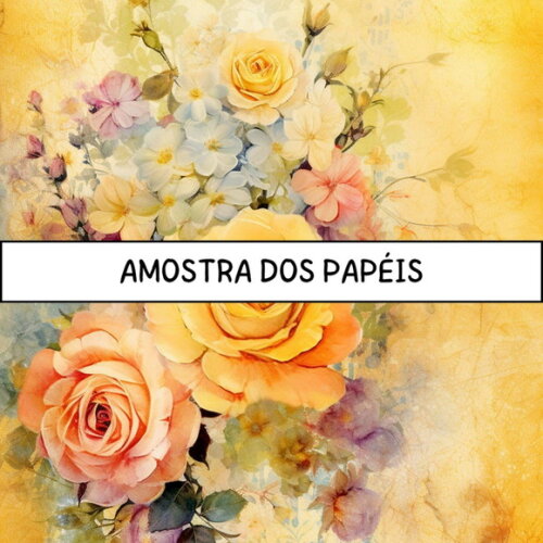 Papel Digital Vintage 88 - Roses Junk Journal 4