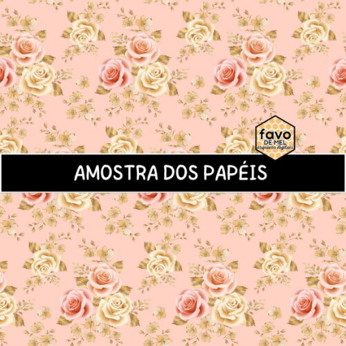 Papel Digital Vintage Roses (es)