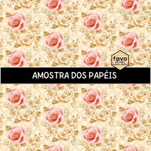 Papel Digital Vintage Roses (es)